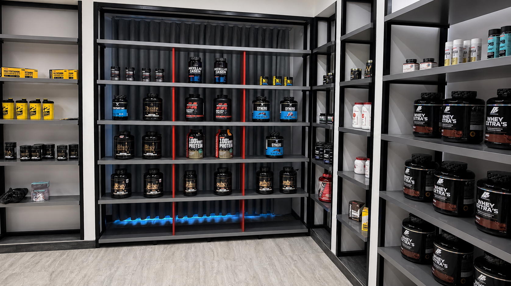 961 Supplements store shelves