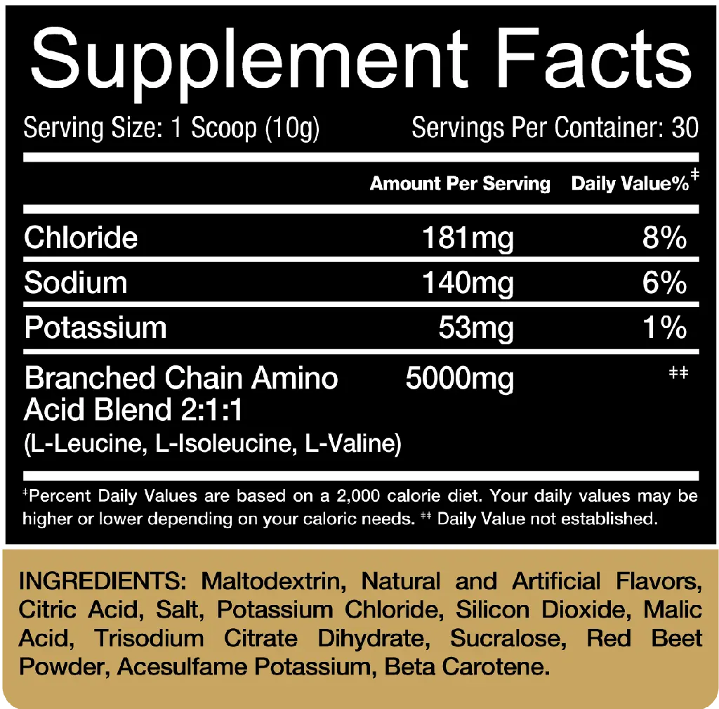 BCAA-Juice-Peach-Watermelon supplement facts in lebanon.webp