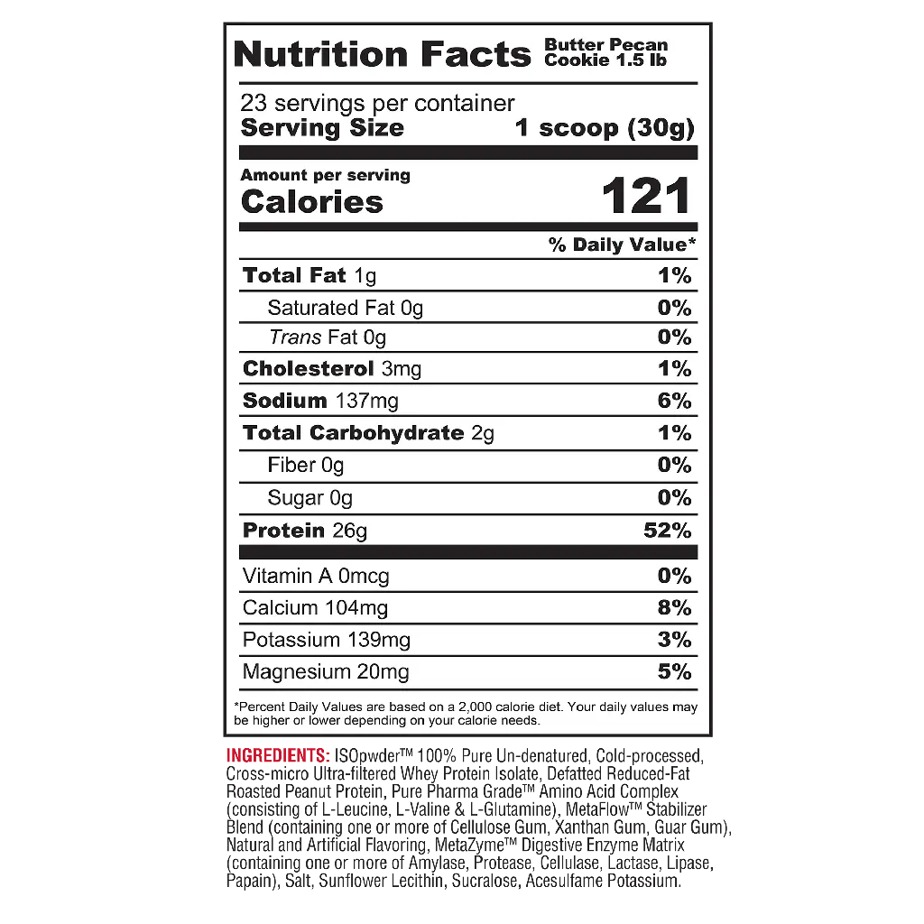 isoPWDR_Butter_Pecan_Cookie_1.52lb_Nutrition facts.webp