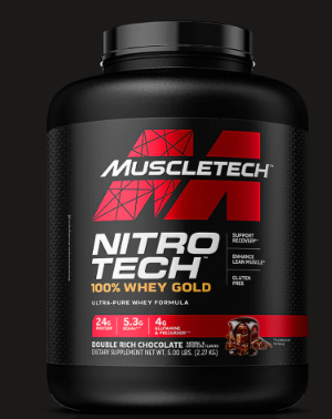 MuscleTech  NitroTech 100% Whey Gold 5 LBS
